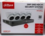 Dahua HDCVI Kit 4CH  4 Cameras