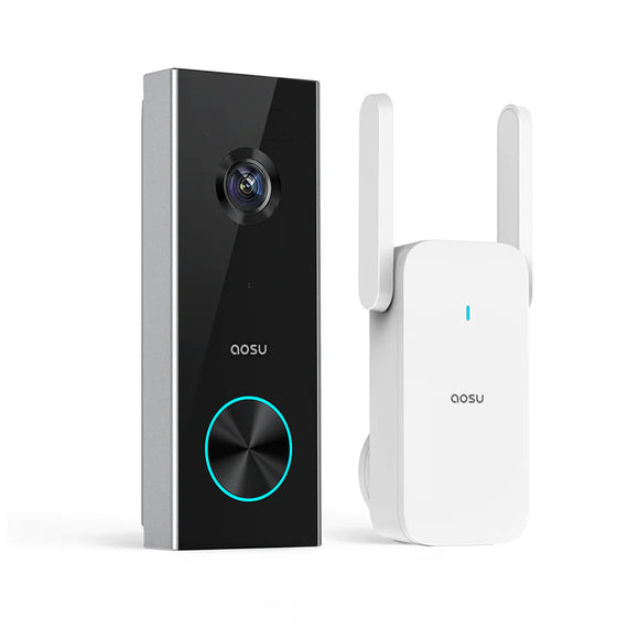 Aosu V8P 4MP Battery-Powered Wireless Wi-FI Smart Video Doorbell