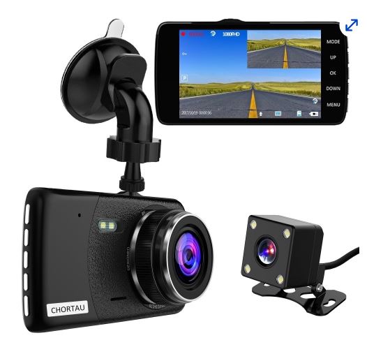 CHORTAU Dash Camera 4.0 Full HD 1080P