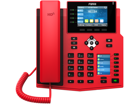 Fanvil X5UR VoIP Phone with 4 SIP  Lines, 3.5 inch display