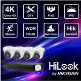 Hilook 4K Security Camera System, 4-Camera4