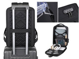 Laptop Backpack with Lock and USB -Black