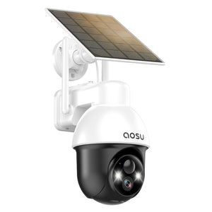 Aosu C9L 4MP PT Battery Camera with Solar Panel