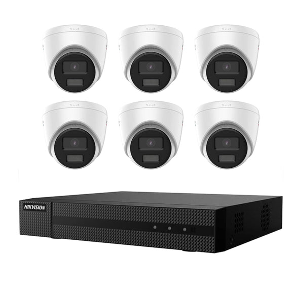 Hikvision 8 Channel  8MP NVR and 6 Cameras KIT Camera system