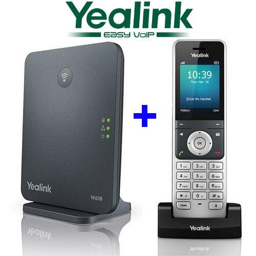 Yealink W60B DECT Base Station + W56H Handset IP Phone Package W60-PACK - NuvoTECH