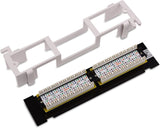 12 Port 1U Patch Panel - CAT6  110 Punch-Down