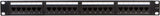 24-Port CAT6 Patch Panel, 19" Rackmount 1U-  110 Punch-Down