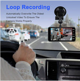 Dual Lens Dash Cam Front and Rear 1080P Night Vision Waterproof Backup Camera;4" IPS LCD; Vehicle DVR Recorder