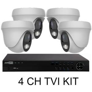 DVR 4CH TVI KIT  4 5MP  Cameras