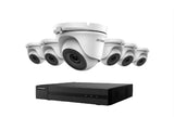 Hikvision EKT-K82T26 8-Channel 2MP DVR (Up to 12-ch 6 MP IP Cameras Input) with 2TB HDD & 6 2MP Night Vision Turret Cameras Kit