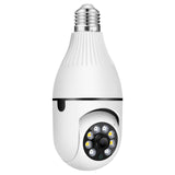 Light Bulb Wifi Security Camera 360 1080P Pan Tilt Wireless 2.4Ghz