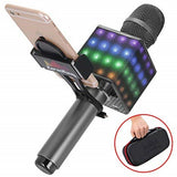 KaraoKing Wireless Karaoke Microphone W/48 LED Lights H8 - NuvoTECH