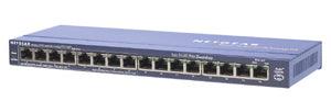 NEW NETGEAR FS116PNA ProSafe FS116P Ethernet Switch 16-PRT 10/100+8-PRT POE - NuvoTECH