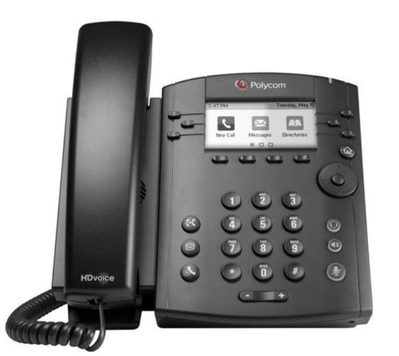 VoIP Desk Phones - Polycom VVX 311P - NuvoTECH