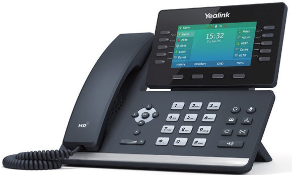 Yealink SIP-T54W Bluetooth and WiFi Linux SIP VoIP PoE Business Phone