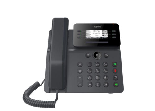 Fanvil V62 IP phone Black 6 lines LCD Wi-Fi V62 LCD, 2.7