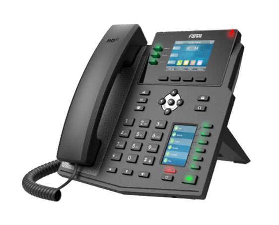 Fanvil X4SP VoIP Phone with 4 SIP  Lines, 2.4 inch display