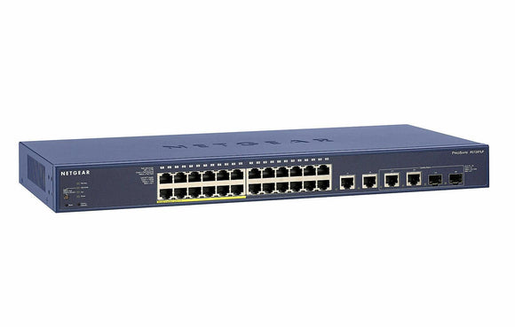 NETGEAR FS728TLP ProSafe 24 PORTS 10/100 12 Port PoE Ethernet SWITCH - NuvoTECH