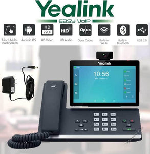 YEALINK SIP-T58V SMART VIDEO/MEDIA IP PHONE WIFI BLUETOOTH ANDROID - NuvoTECH