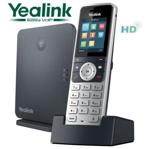 Yealink W53P 8 Line HD VoIP IP Cordless DECT Color Phone Handset w W60B Base - NuvoTECH