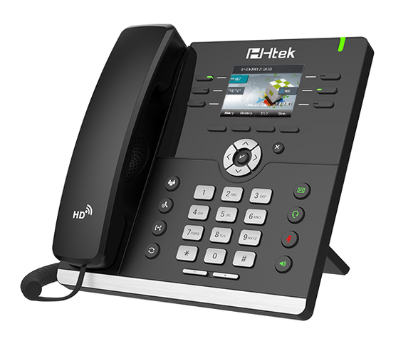 HTEK UC923 Gigabit Color Executive VoIP IP Phone PoE