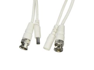 50Ft RG59 Siamese Cable - White