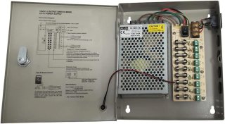 9 Channel/Port DC 12V 10A CCTV Power Supply