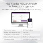 Netgear GS728TP-300NAS 28PT GE POE+ Smart Switch - Image 3