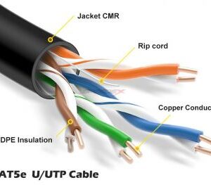 Speedex CAT6 CMR/FT4 (550 Mhz) 1000Ft Network Cable