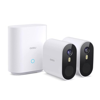 Aosu C6S-2H 5MP 2pcs Battery-Powered