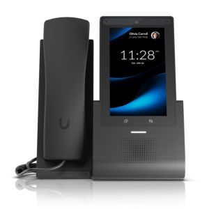 Next-generation desktop smartphone for UniFi Talk, featuring a 5" touch display and seamless integration with UniFi applications.  