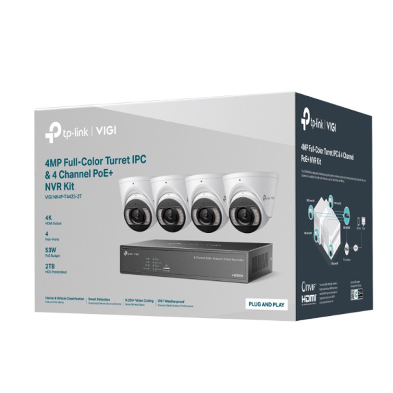 TP-LINK VIGI NK4P-T4425-2T 4pcs-4MP