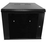 Wall Mount Cabinet 9U x 19.5 inch Usable Depth Glass Door - Image 2